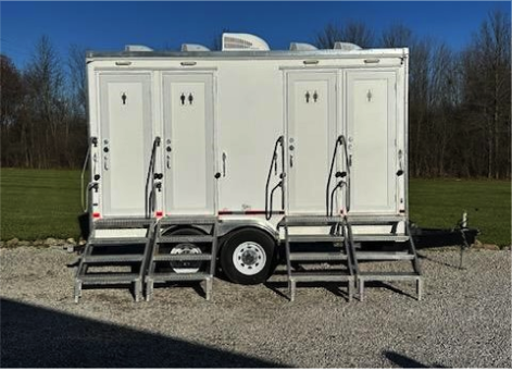 4 station restroom trailer